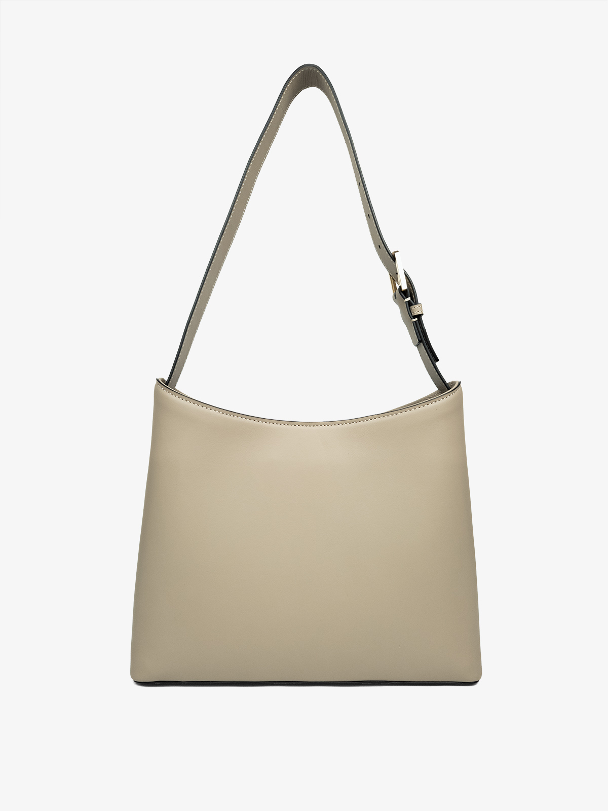 bonatina-cartera-cuero-argentino-clara-mediana-alta-vison-espalda-134.jpg Cartera de cuero argentino Bonatina, modelo Clara, tamaño mediana alta, color visón, vista de espalda