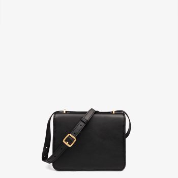 bonatina-cartera-cuero-artesanal-julia-pequena-negro-espalda-12 Cartera de cuero artesanal Bonatina, modelo Julia, tamaño pequeño, color negro, vista espalda