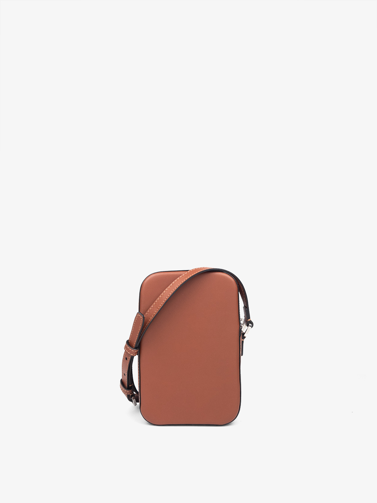 bonatina-cartera-cuero-artesanal-paula-mini-suela-espalda-121 Cartera de cuero artesanal Bonatina, modelo Paula, tamaño mini, color suela, vista de espalda