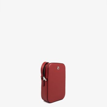 bonatina-cartera-elegante-mujer-paula-mini-rojo-oblicuo-126.jpg Cartera elegante para mujer de cuero argentino Bonatina ,modelo Paula ,tamaño mini, en color rojo, vista oblicuo