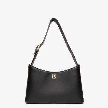 bonatina-cartera-cuero-artesanal-clara-mediana-baja-negro-frente-131.jpg Cartera de cuero artesanal Bonatina,modelo Clara,tamaño mediana baja,color negro,vista de frente